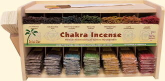 Chakra Incense Butter Bags with Display