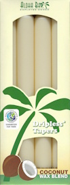 Cream Coconut Tapers: 4 Pack