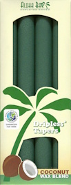 Green Coconut Tapers: 4 Pack