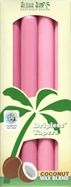 Turkish Rose Coconut Tapers: 4 Pack