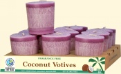 Violet Coconut Votives - Fragrance Free