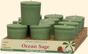 Ocean Sage Perfume Blend Votives