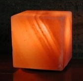 Salt Cube Lamp Photo