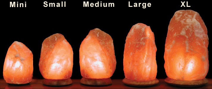 Salt Lamps: Mini, Small, Medium, Large, XL