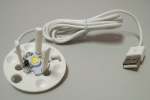 Photo of White LED Base with USB Plug